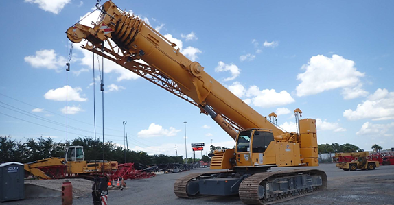 2002 Liebherr 110 ton crawler crane Liebherr LTR1100 Crane sold at Ritchie Bros.